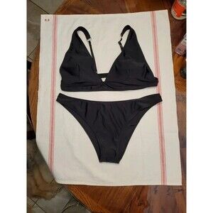 Black 2pc bikini swimsuit XL